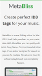 Mobile Screenshot of metabliss.com