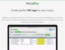 Tablet Screenshot of metabliss.com